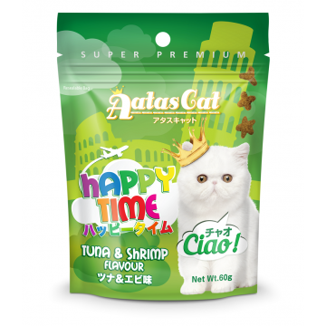 Aatas Cat Happy Time Ciao Tuna & Shrimp 60g (4 Packs)